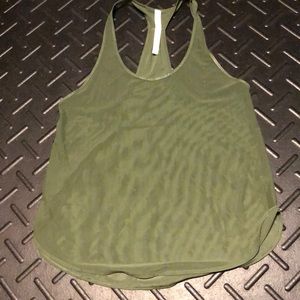 Women’s mesh lulu tank